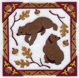 Autumn Bear Square