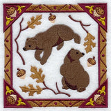 Autumn Bear Square