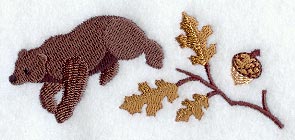 Autumn Bear Border