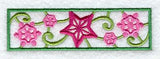 Swirling Snowflake Border