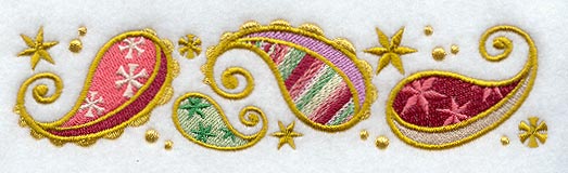 Christmas Paisley Border