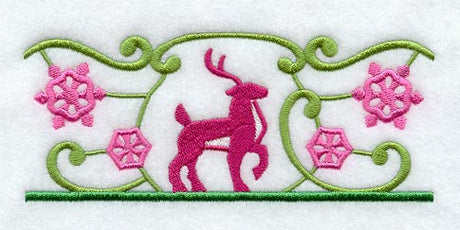 Reindeer Magic Border