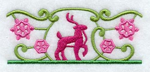 Reindeer Magic Border