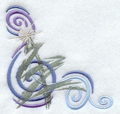 Whirling, Swirling Christmas Corner