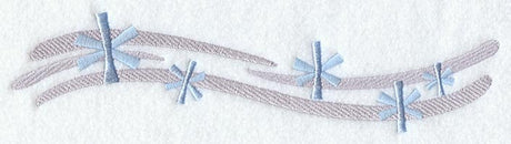 Merry, Frosty Christmas Border