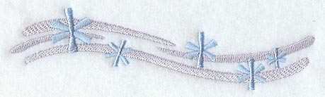 Merry, Frosty Christmas Border