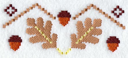 Sweater Season Acorn Border