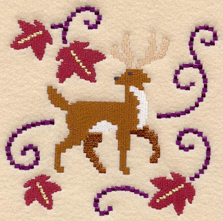 Sweater Season Deer Square