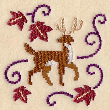 Sweater Season Deer Square