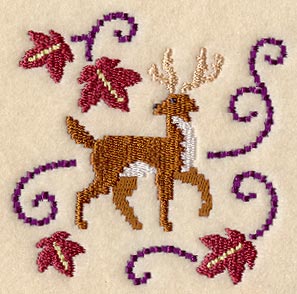 Sweater Season Deer Square