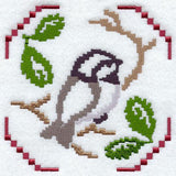 Sweater Season Chickadee Square