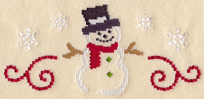 Sweater Season Snowman Border