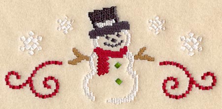 Sweater Season Snowman Border