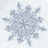 Intricate Ice Snowflake 3 (Bluework)