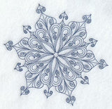 Intricate Ice Snowflake 5 (Bluework)