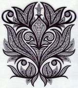 Fleur de Flames (Blackwork)