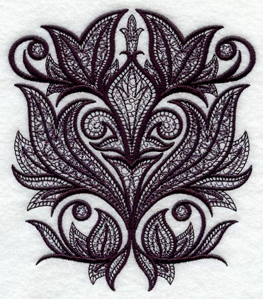 Fleur de Flames (Blackwork)