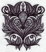Fleur de Flames (Blackwork)