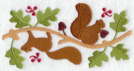 Scampering Squirrels Border