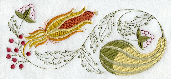 Autumn Harvest Border – Embroidery Library