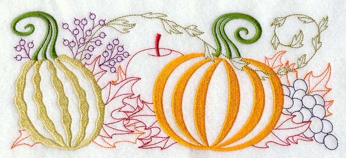 Autumn Bounty Border