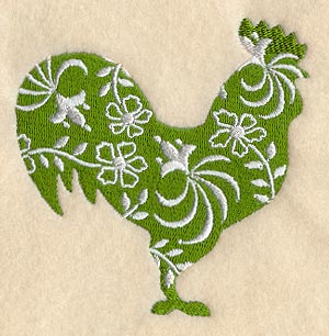 Floral Rooster