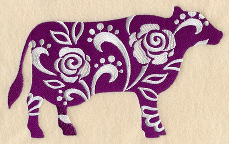 Floral Cow