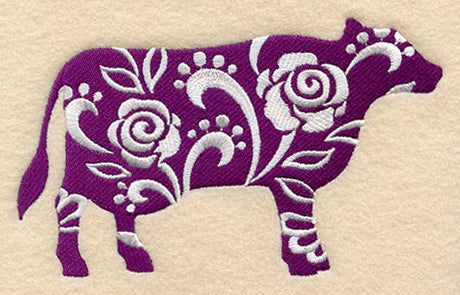 Floral Cow