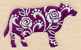 Floral Cow