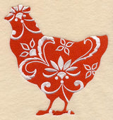 Floral Hen