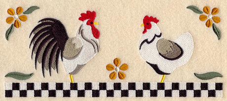 Country Chickens Border