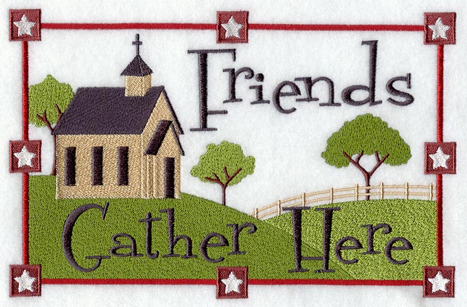 Friends Gather Here