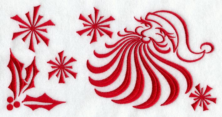 Simply Santa Rectangle