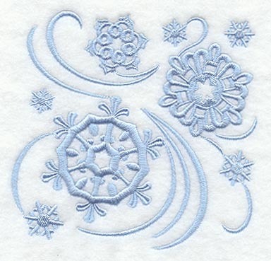 Simply Snowflakes Square