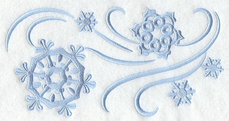 Simply Snowflakes Rectangle