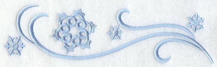 Simply Snowflakes Border