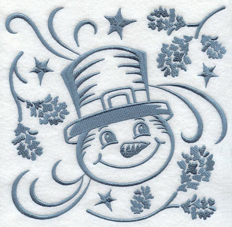 Simply Snowman Square