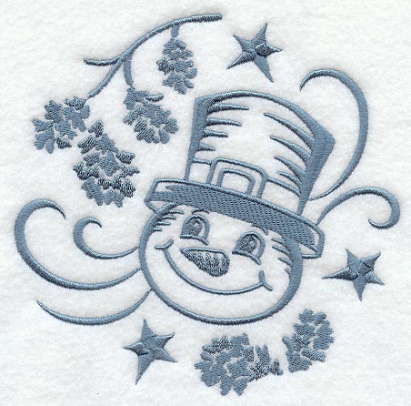 Simply Snowman Circle