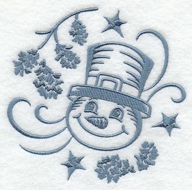 Simply Snowman Circle