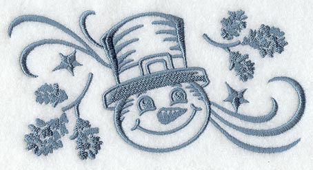 Simply Snowman Rectangle