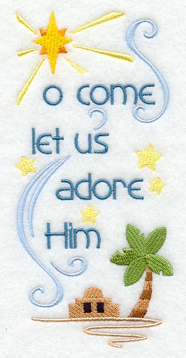 Let Us Adore Him Panel