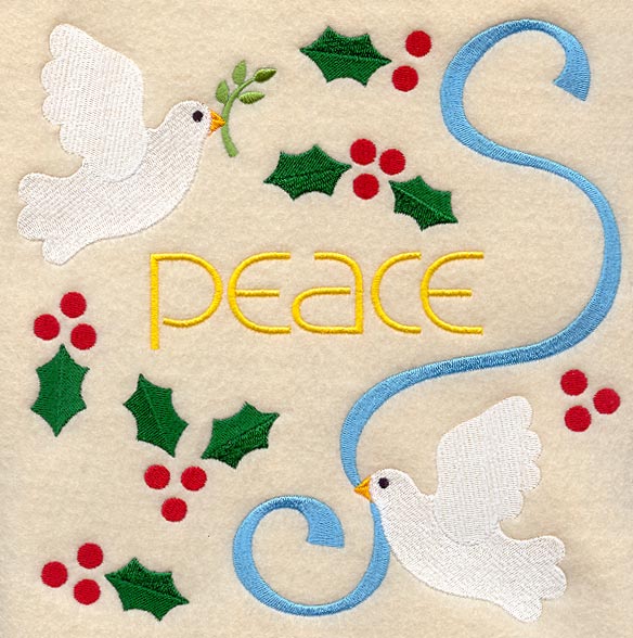 Christmas Doves of Peace Square