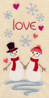 I Love Snowmen Panel