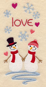 I Love Snowmen Panel