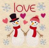 I Love Snowmen Square