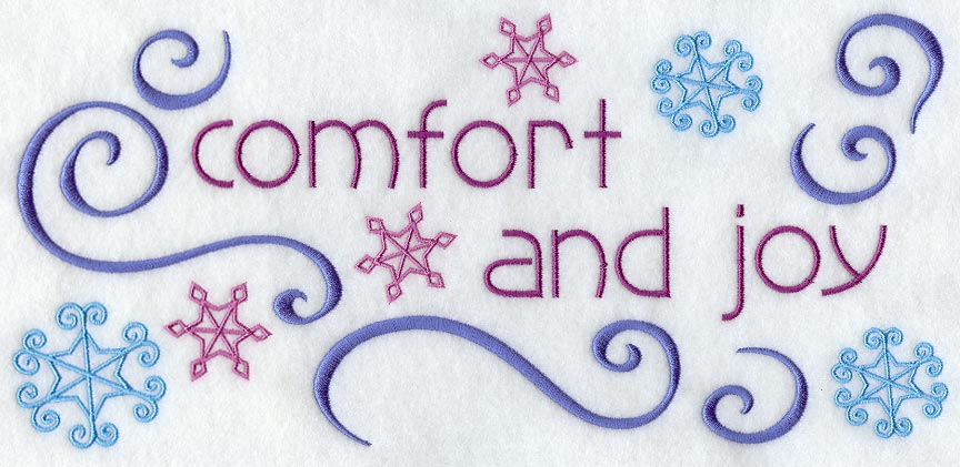 Comfort and Joy Rectangle
