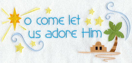 Let Us Adore Him Rectangle