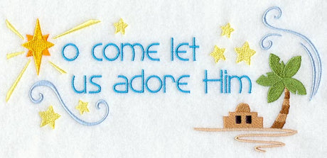 Let Us Adore Him Rectangle