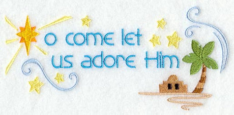 Let Us Adore Him Rectangle