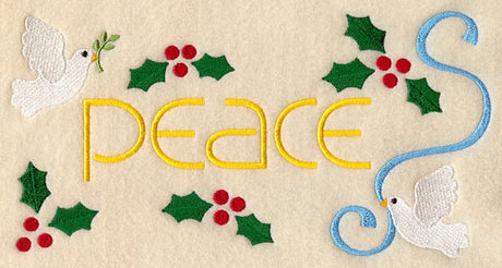 Christmas Dove of Peace Rectangle